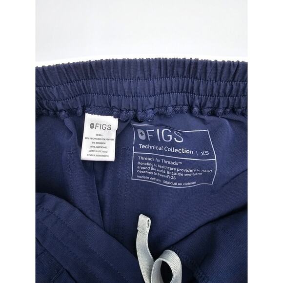 FIGS Women's Size XS Yola Fionlite Scrub Pants Navy W21SW2018 1 - Picture 3 of 6